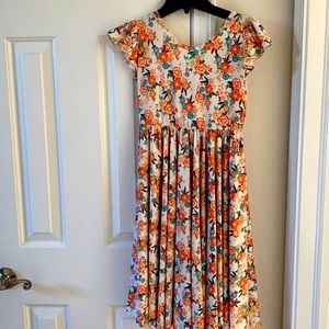 Dot Dot Smile Girls floral dress